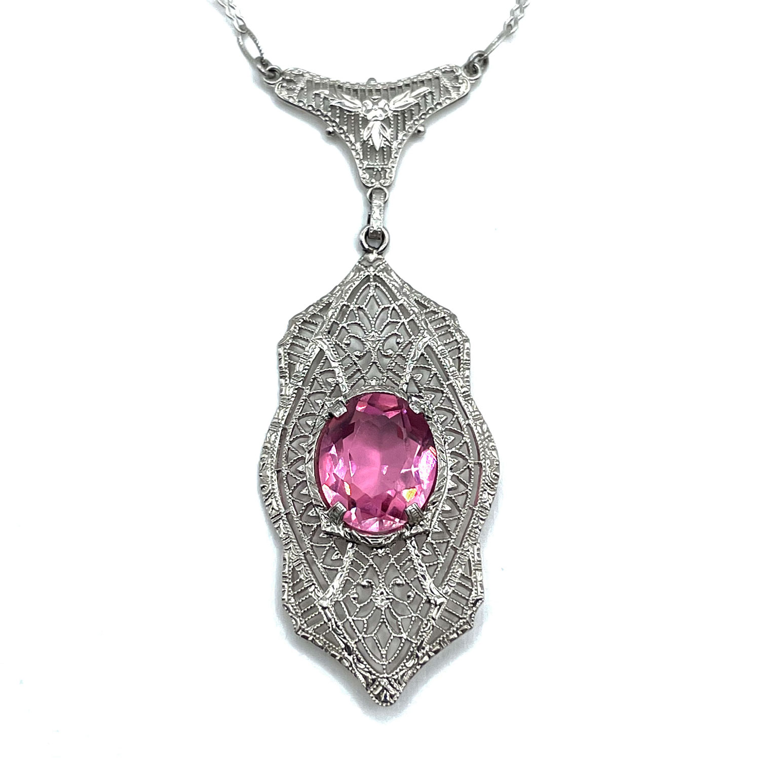 Art Deco pendant necklace