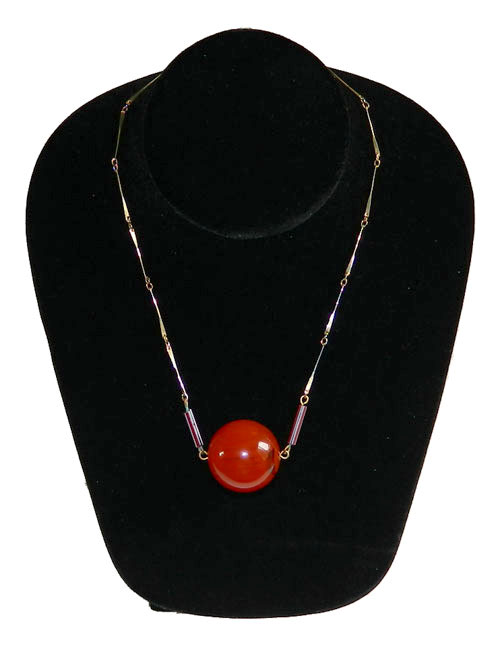 spherical pendant necklace