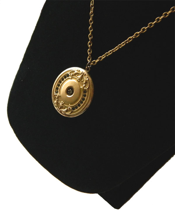 Antique locket necklace