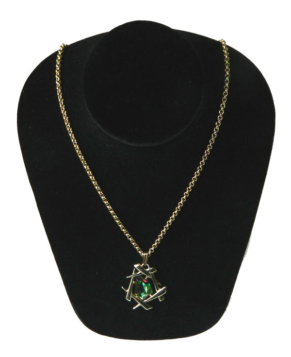 Sarah Coventry rhinestone pendant necklace