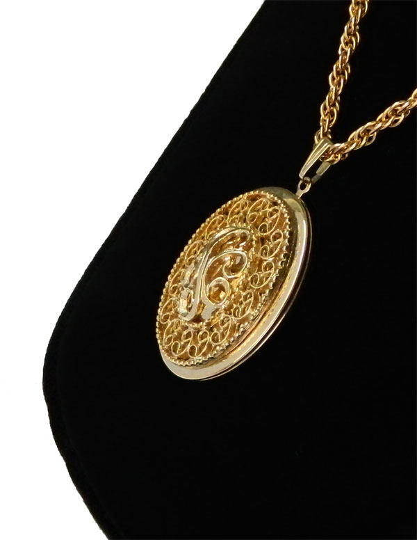 Vintage locket necklace