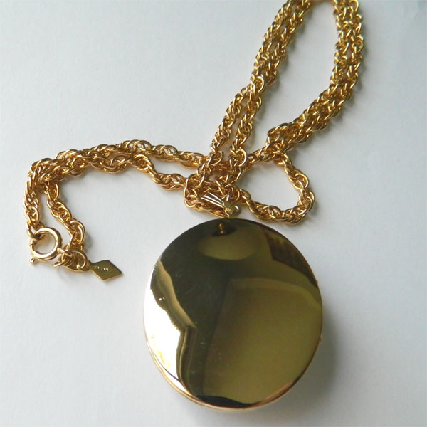 Vintage locket necklace