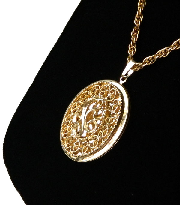 Vintage locket necklace