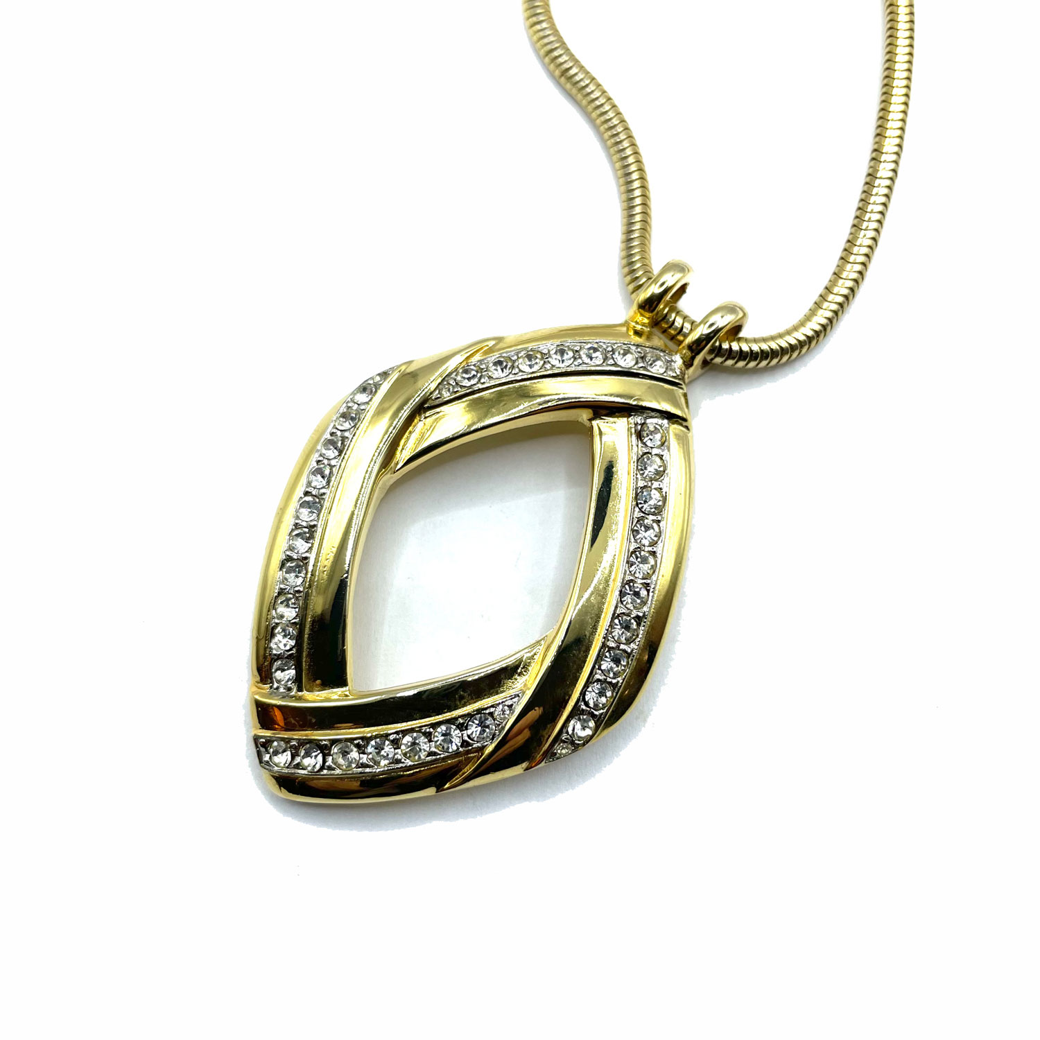 Vintage Park Lane rhinestone pendant necklace