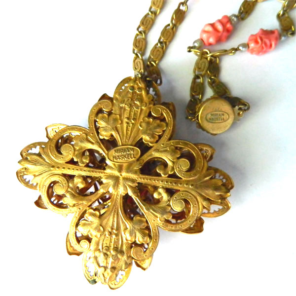 Miriam Haskell pendant necklace