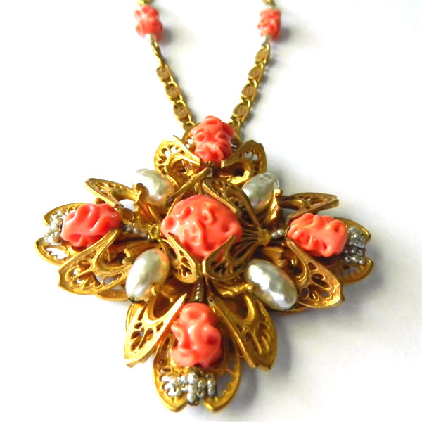 Miriam Haskell pendant necklace