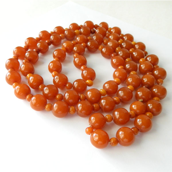 vintage amber necklace