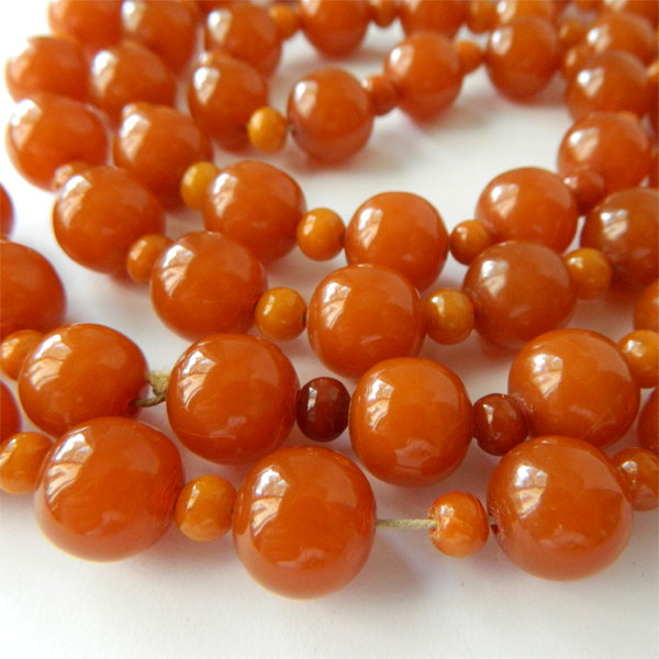 vintage amber necklace