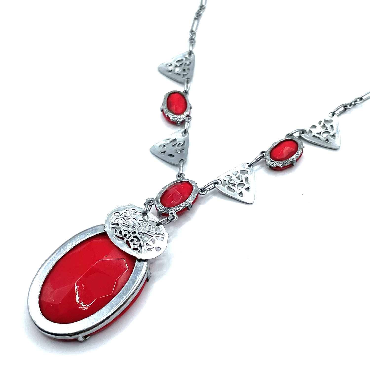 Art deco pendant necklace