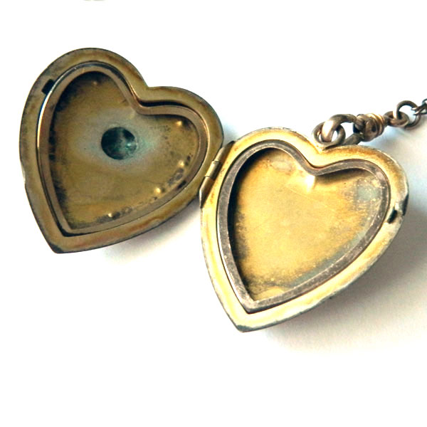 Antique locket necklace