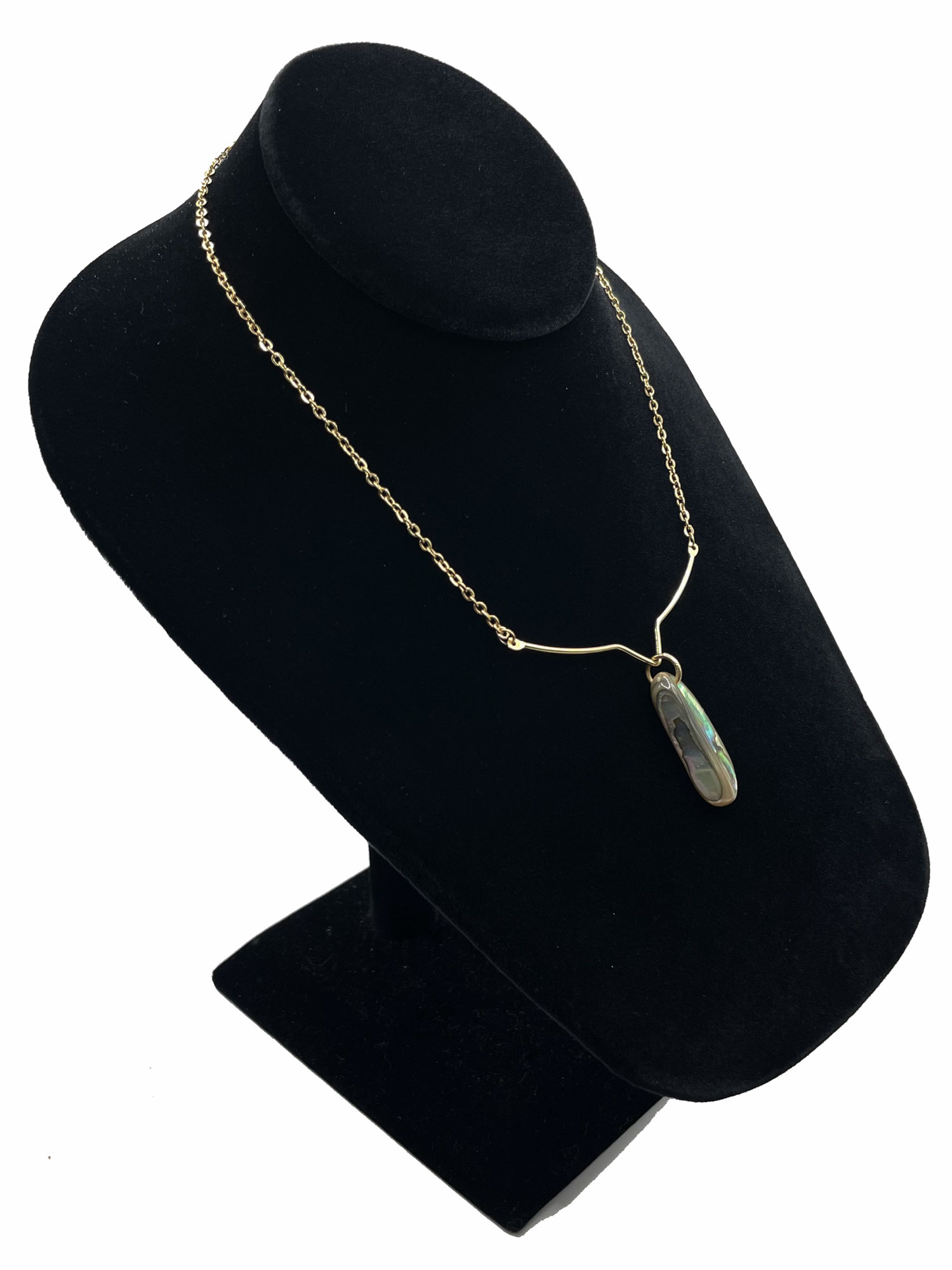 abalone pendant necklace