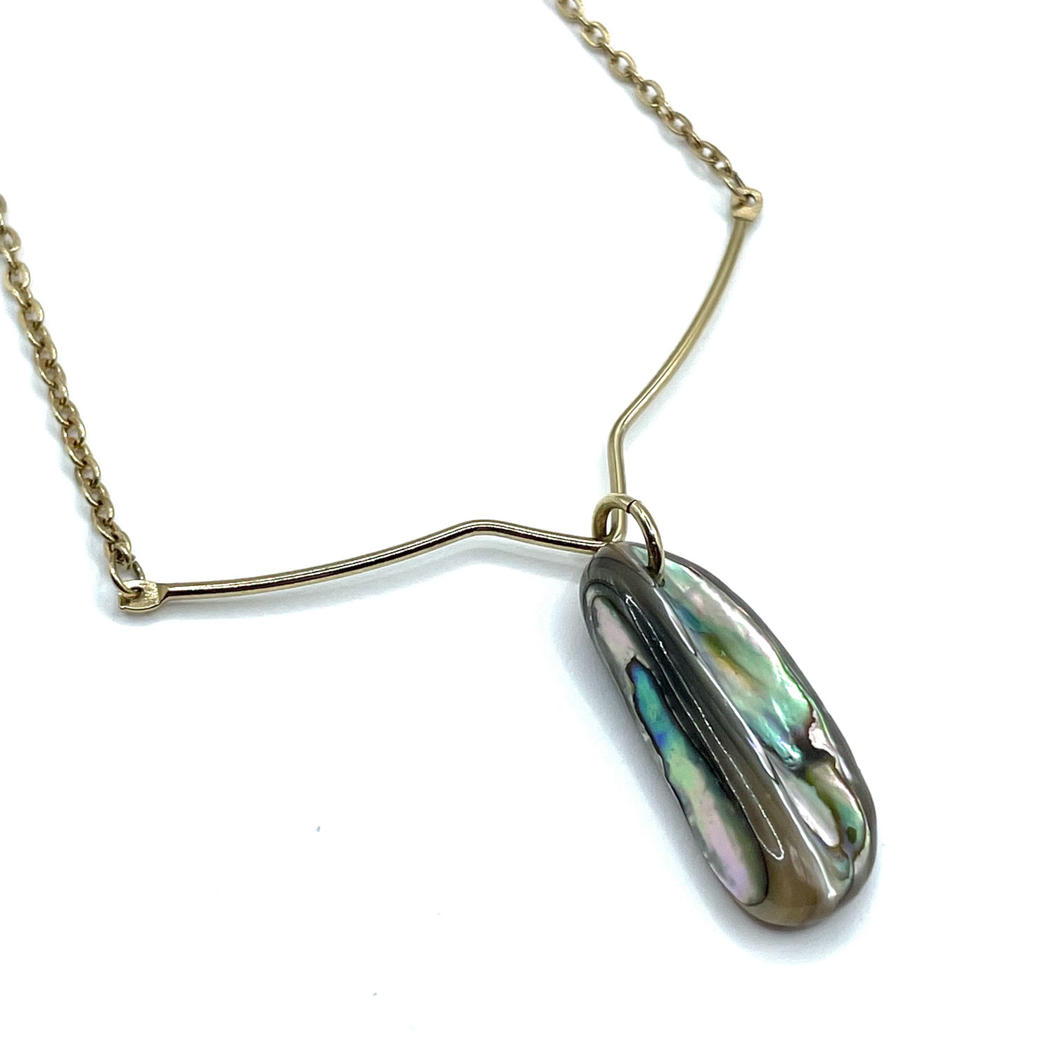 Park Lane abalone pendant necklace