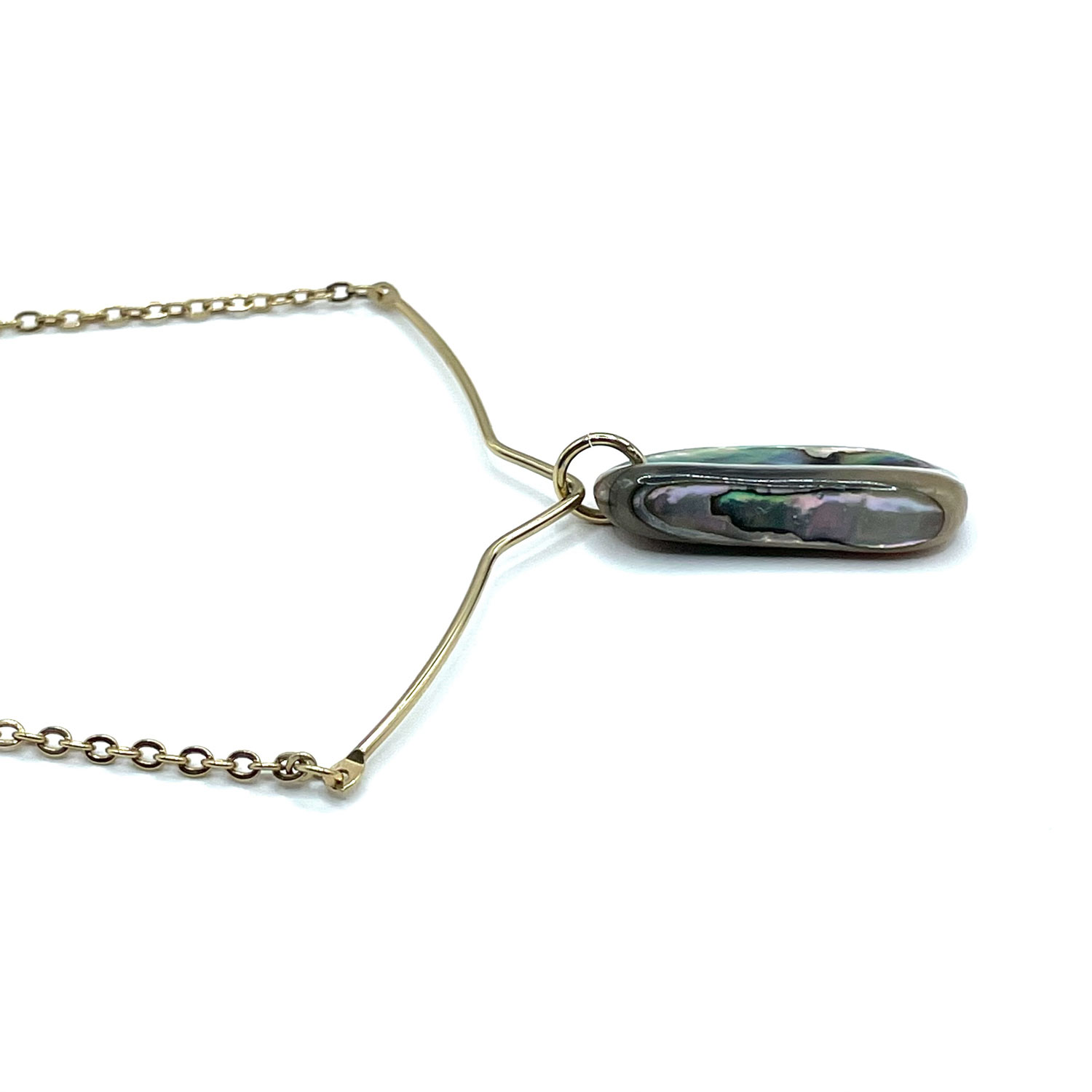 abalone pendant necklace