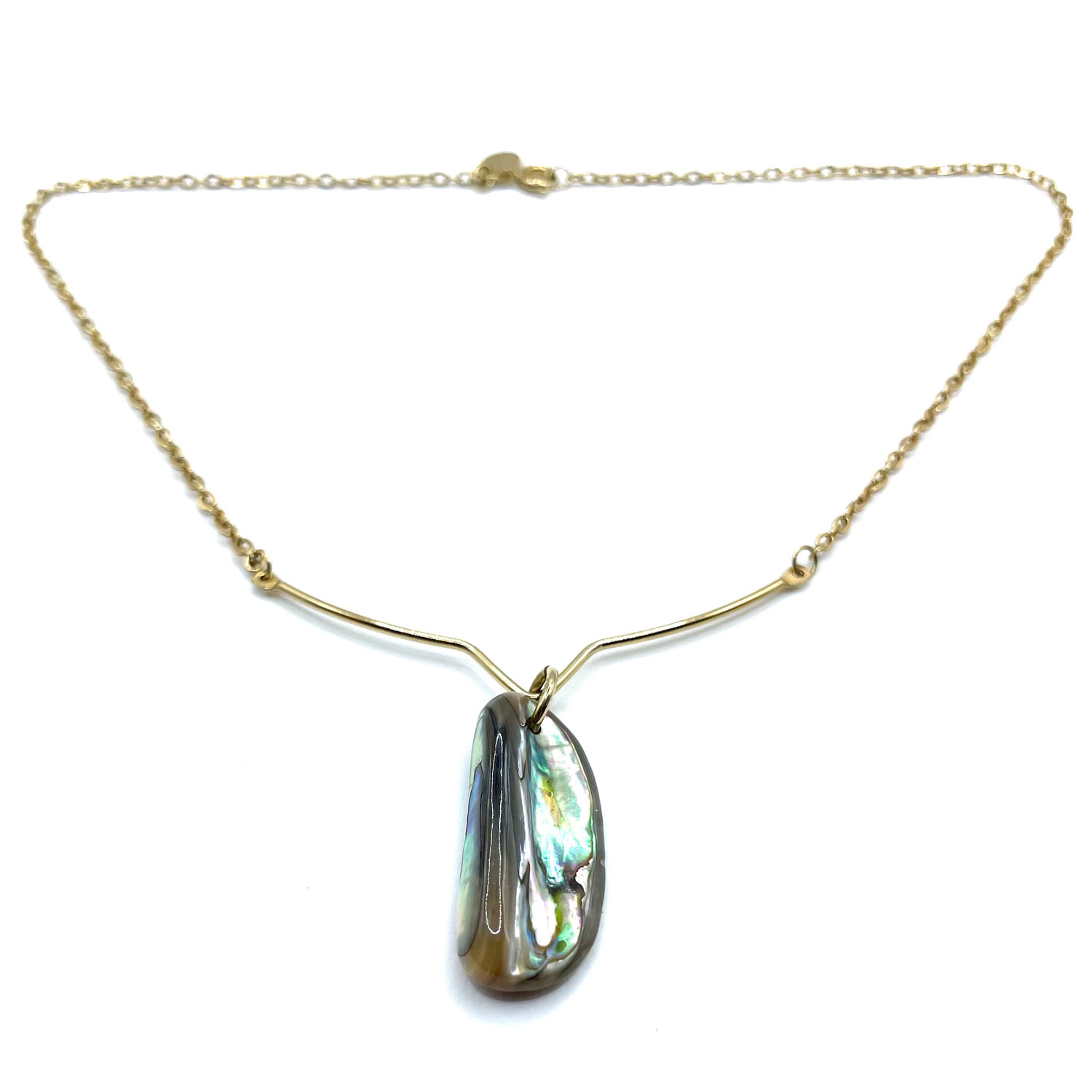 Park Lane abalone pendant necklace