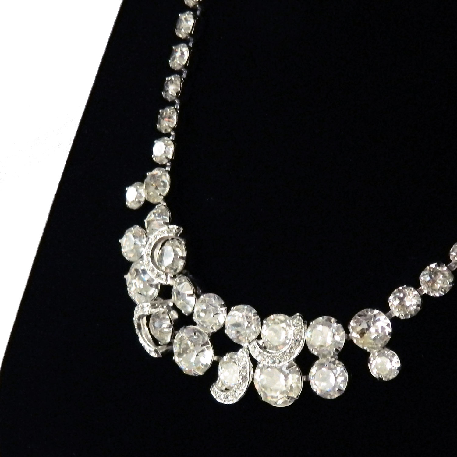 1950's Eisenberg rhinestone necklace