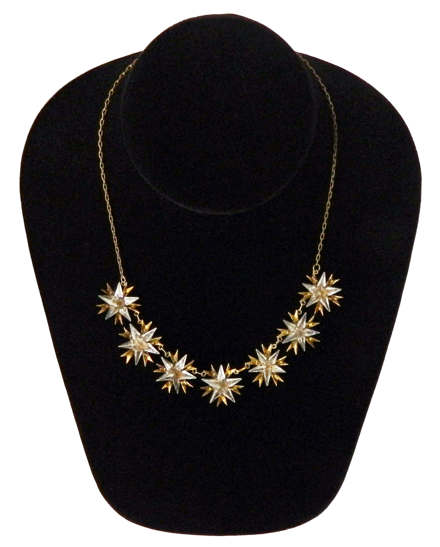 Crystal star necklace