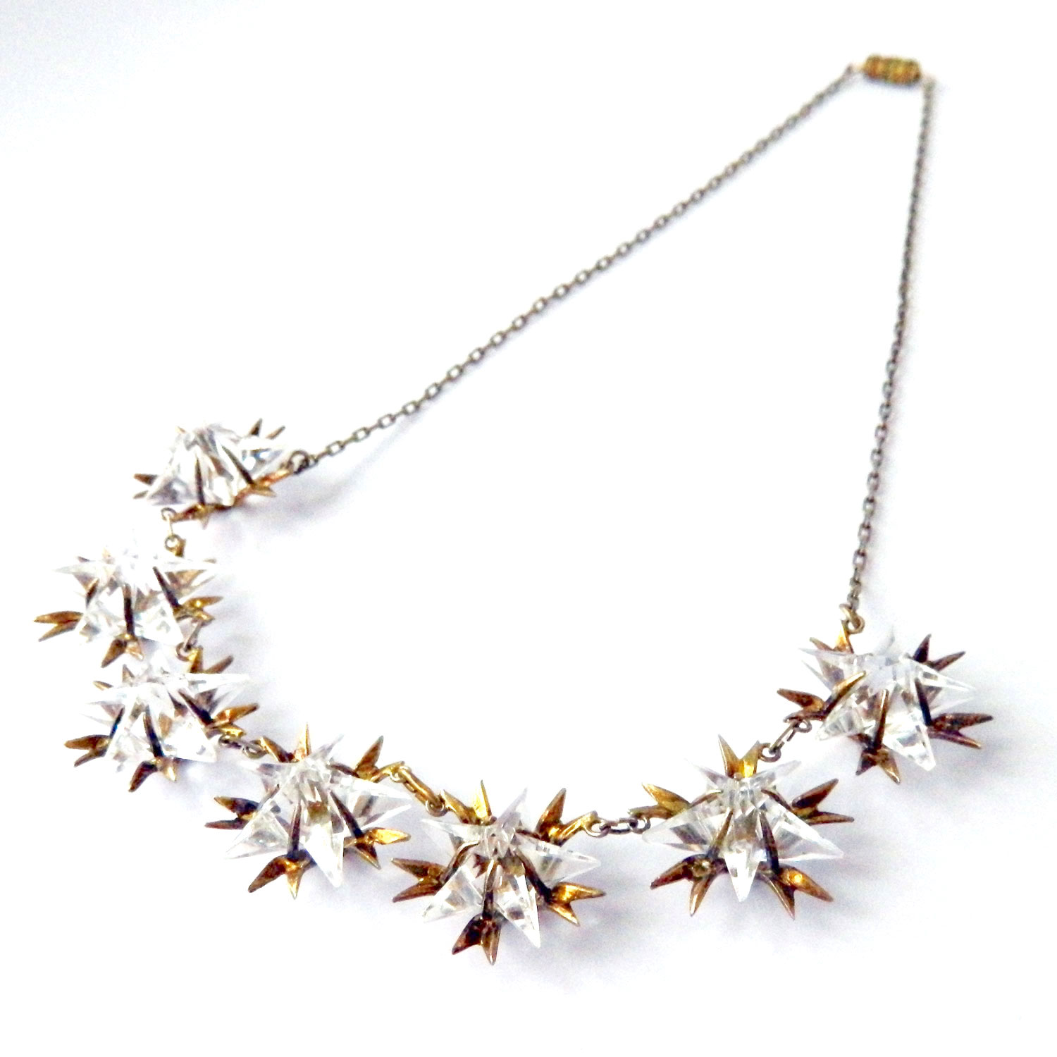 Crystal star necklace