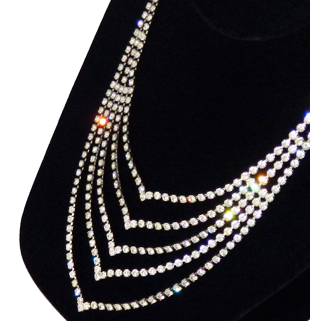 Weiss rhinestone necklace