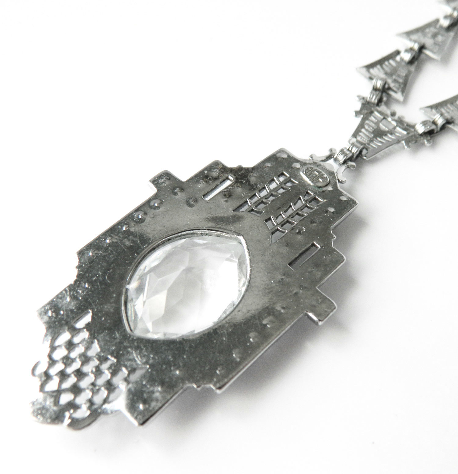 Art deco pendant necklace