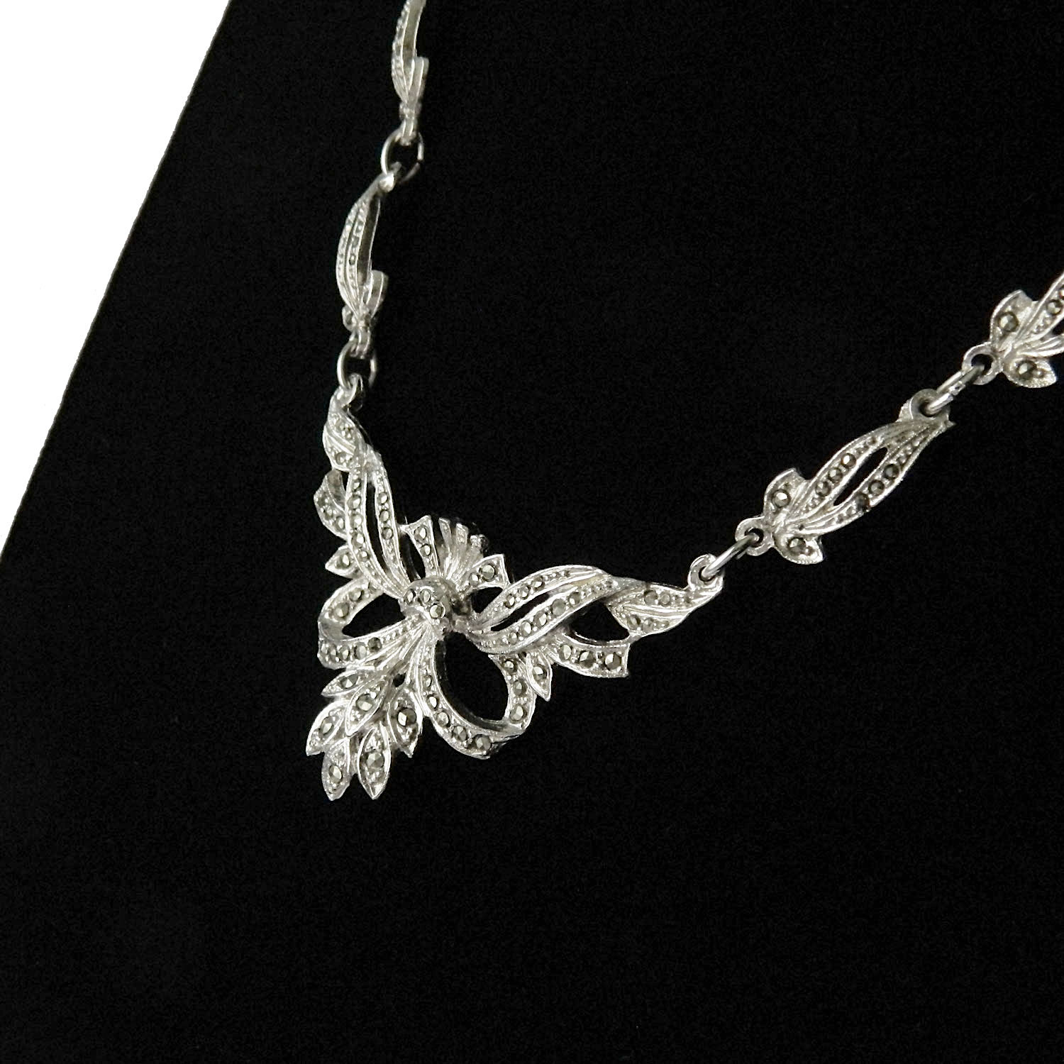 1940s marcasite necklace