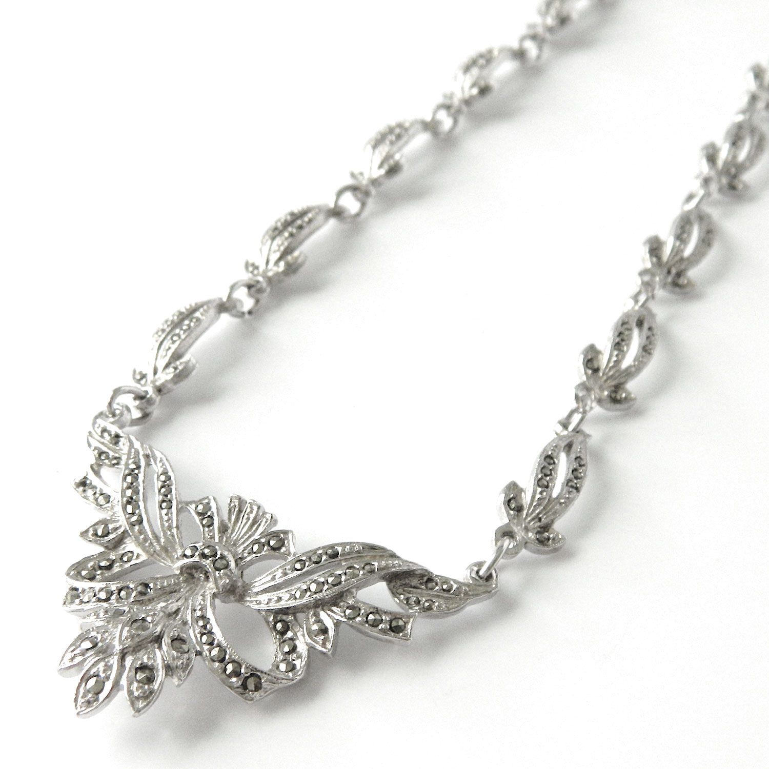 1940s marcasite necklace