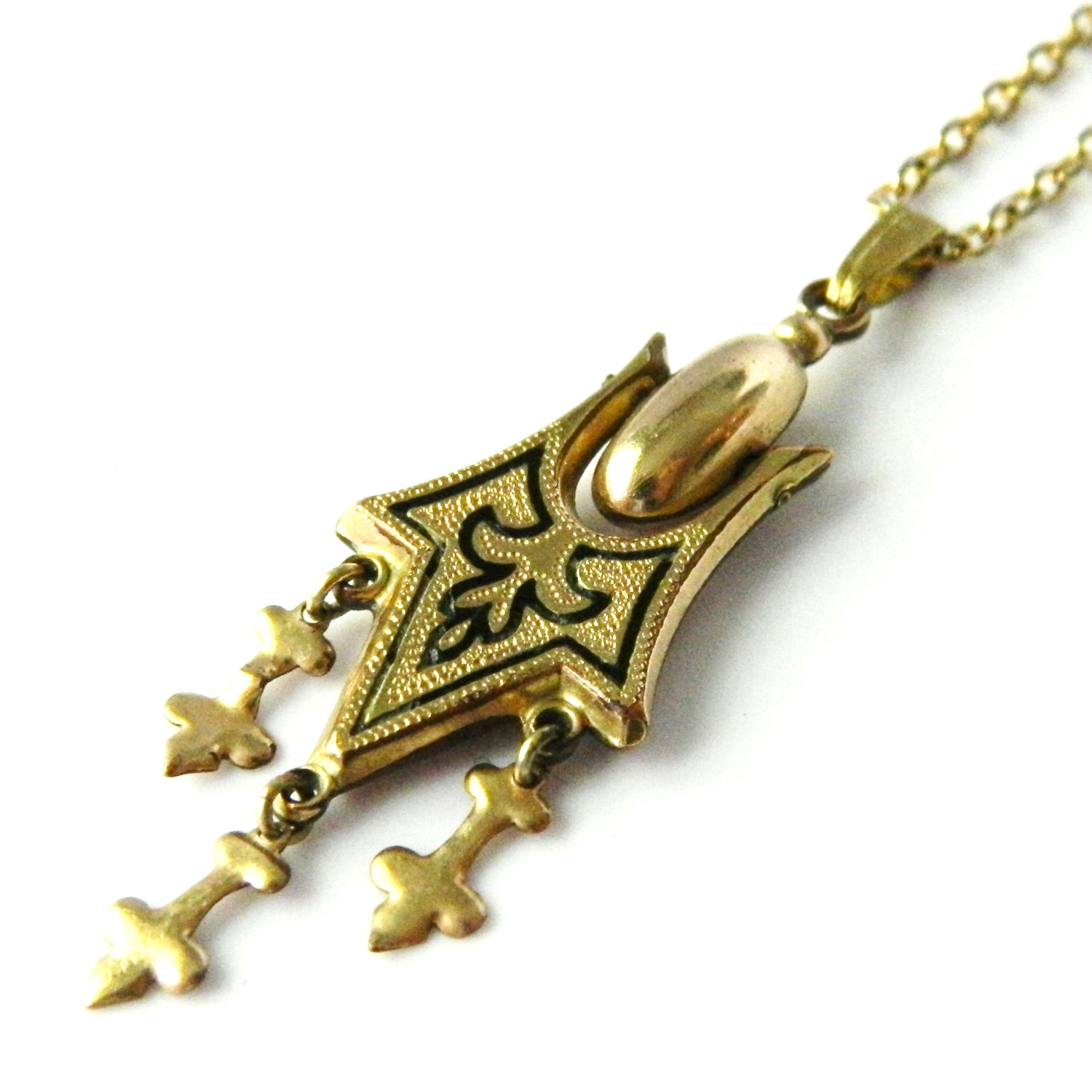 Antique lavaliere necklace