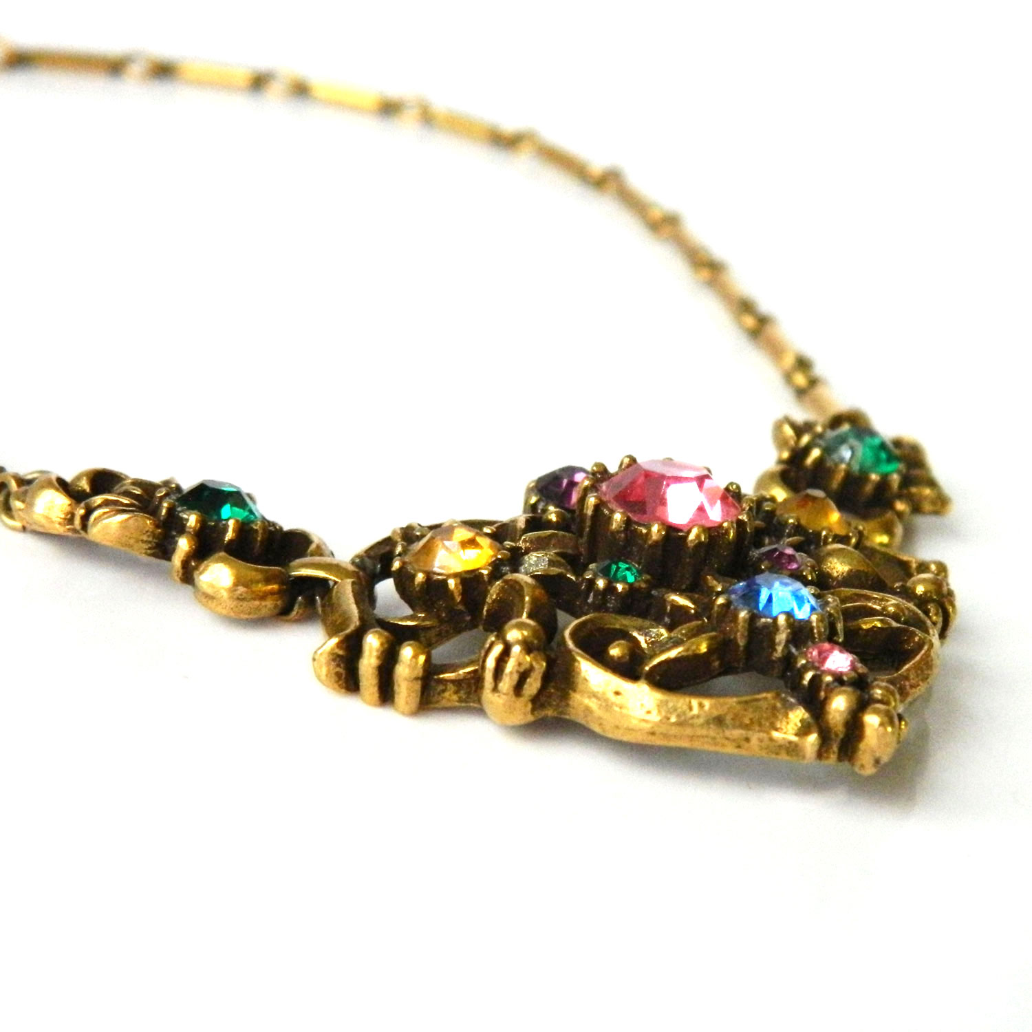 1940's Coro snake necklace set