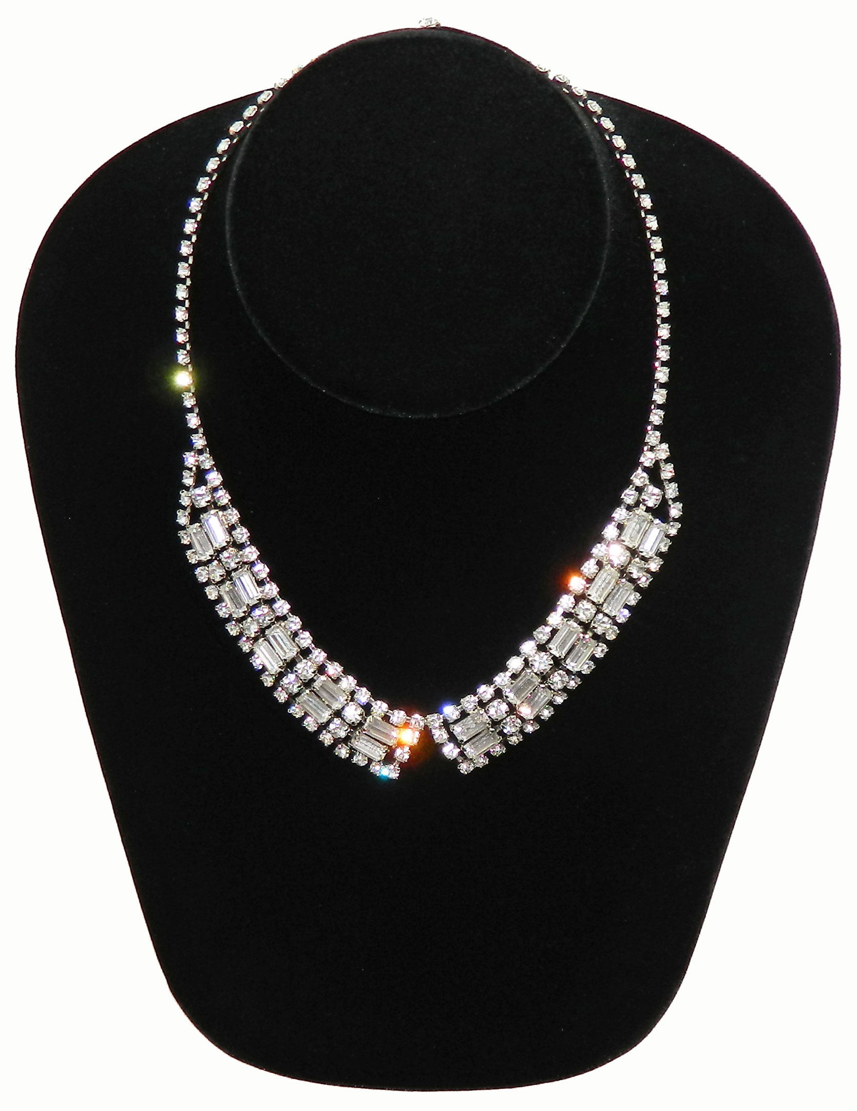 1950s Rhinestone Necklace