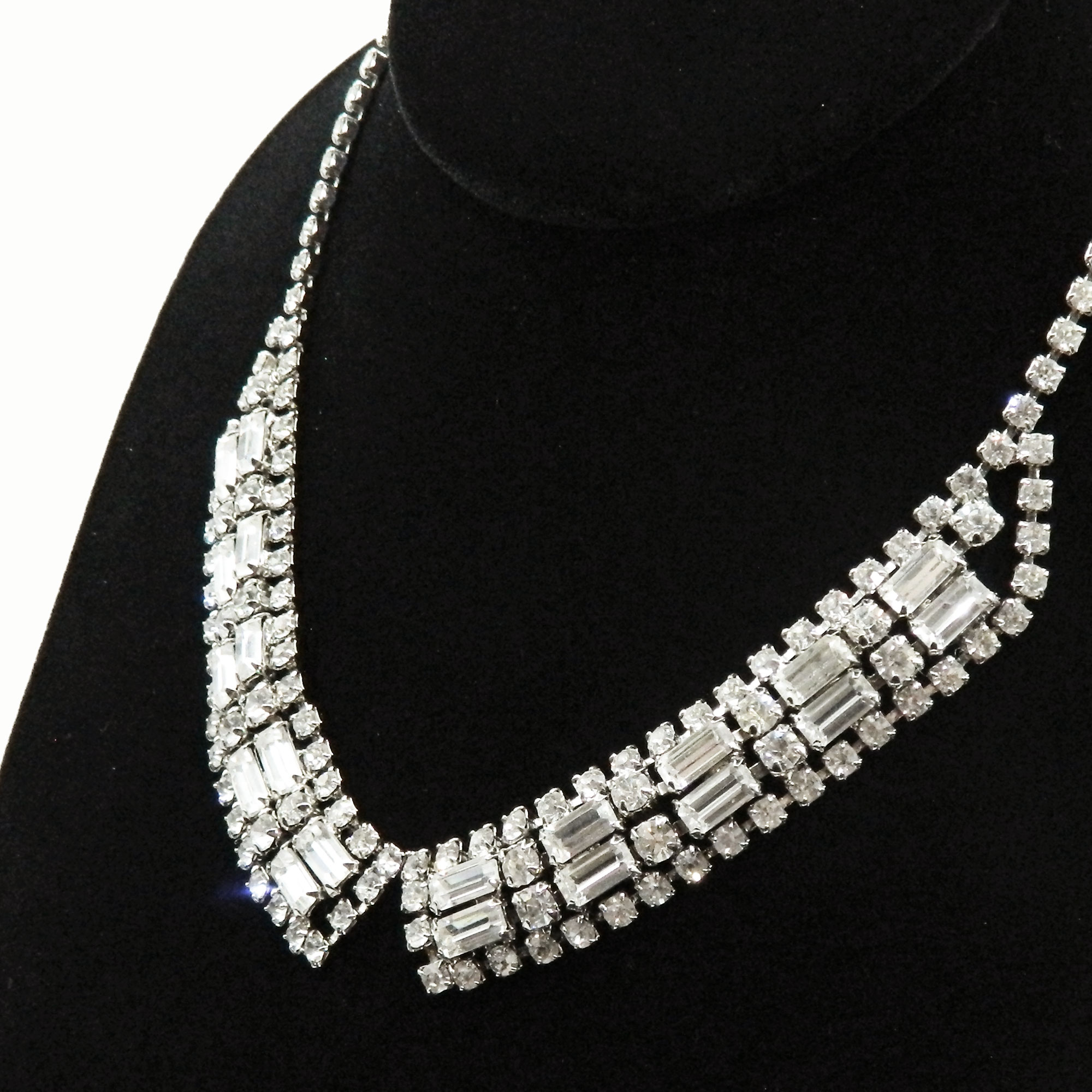 1950s Rhinestone Necklace