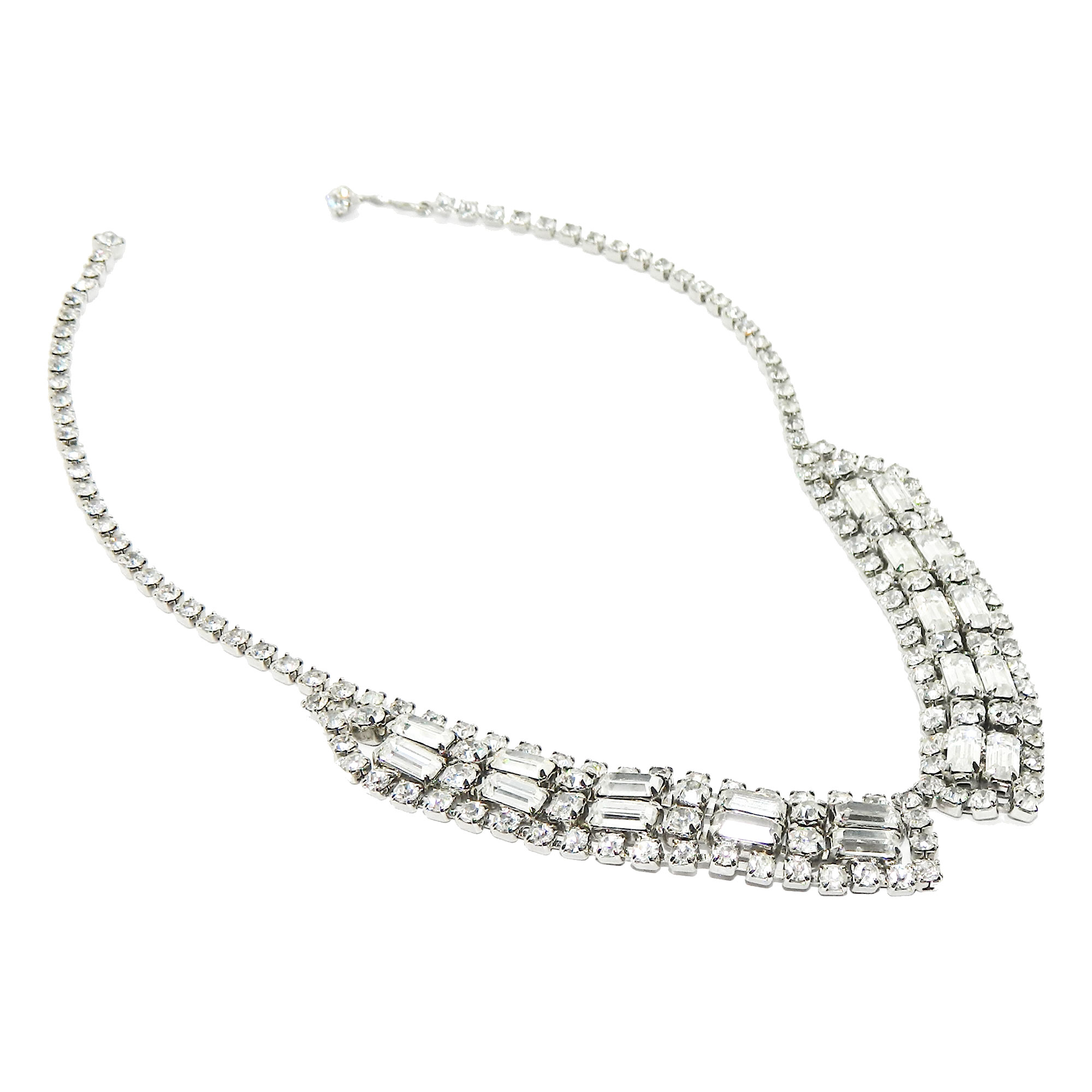 1950s Rhinestone Necklace