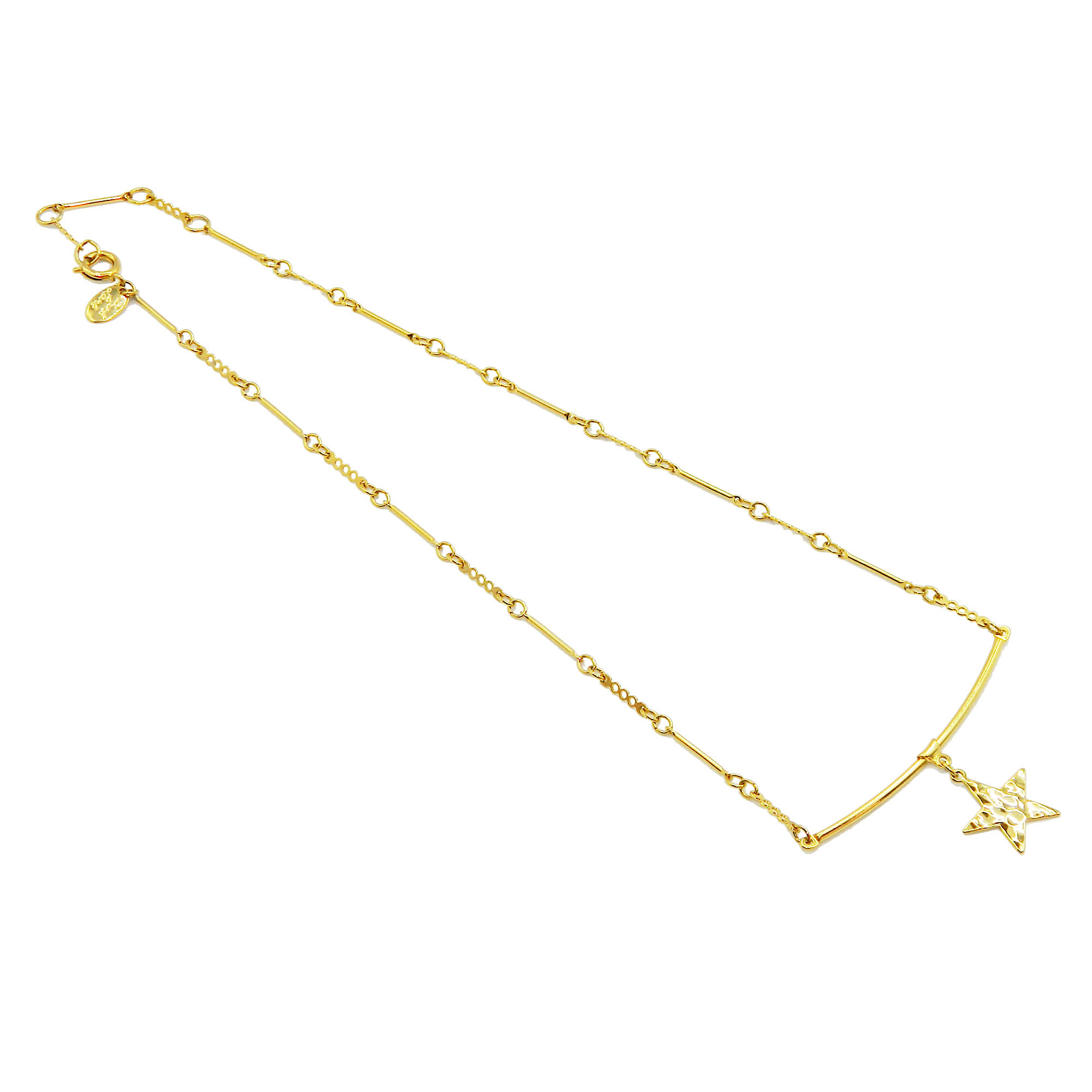 Park Lane gold star pendant necklace