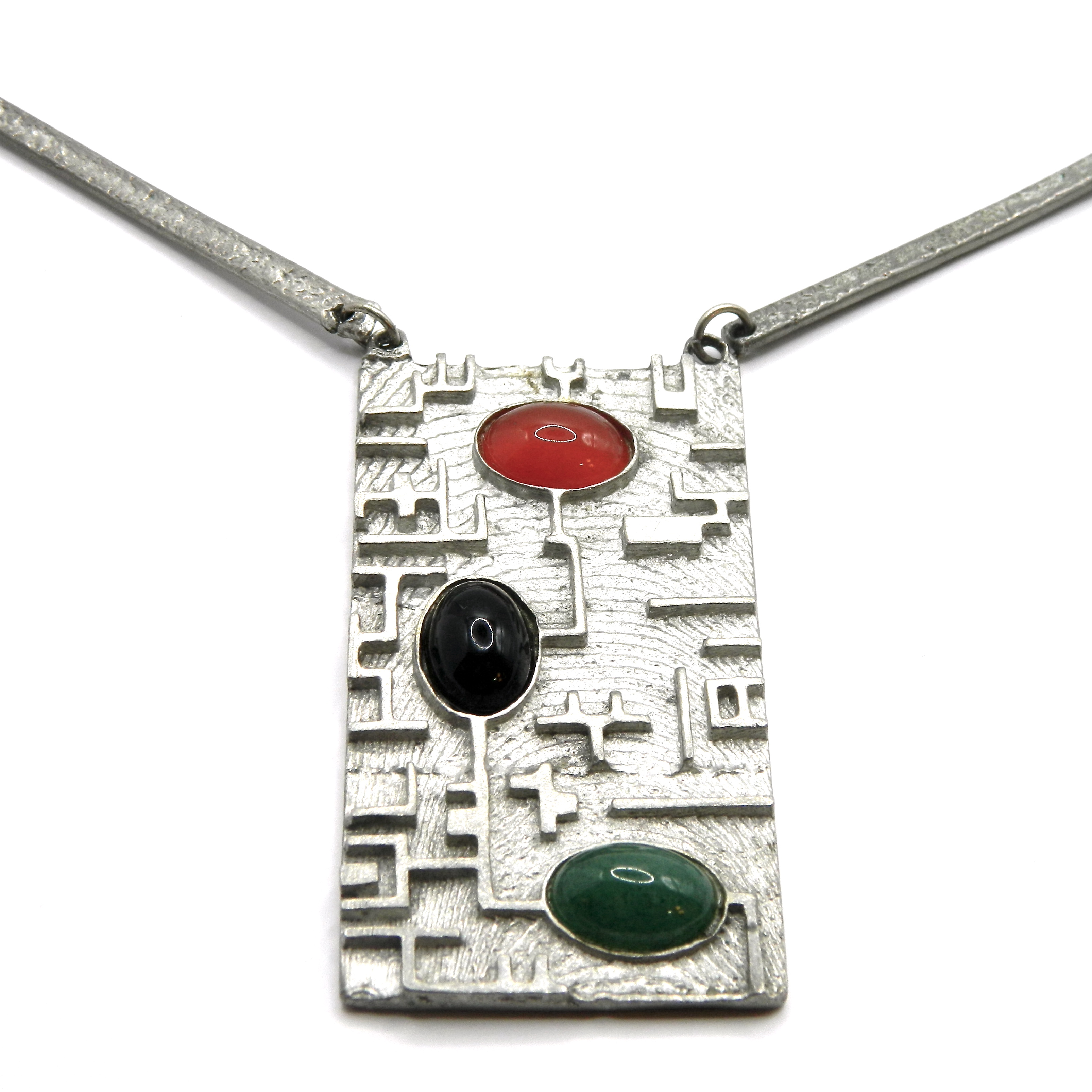 Vintage Modernist Pendant Necklace