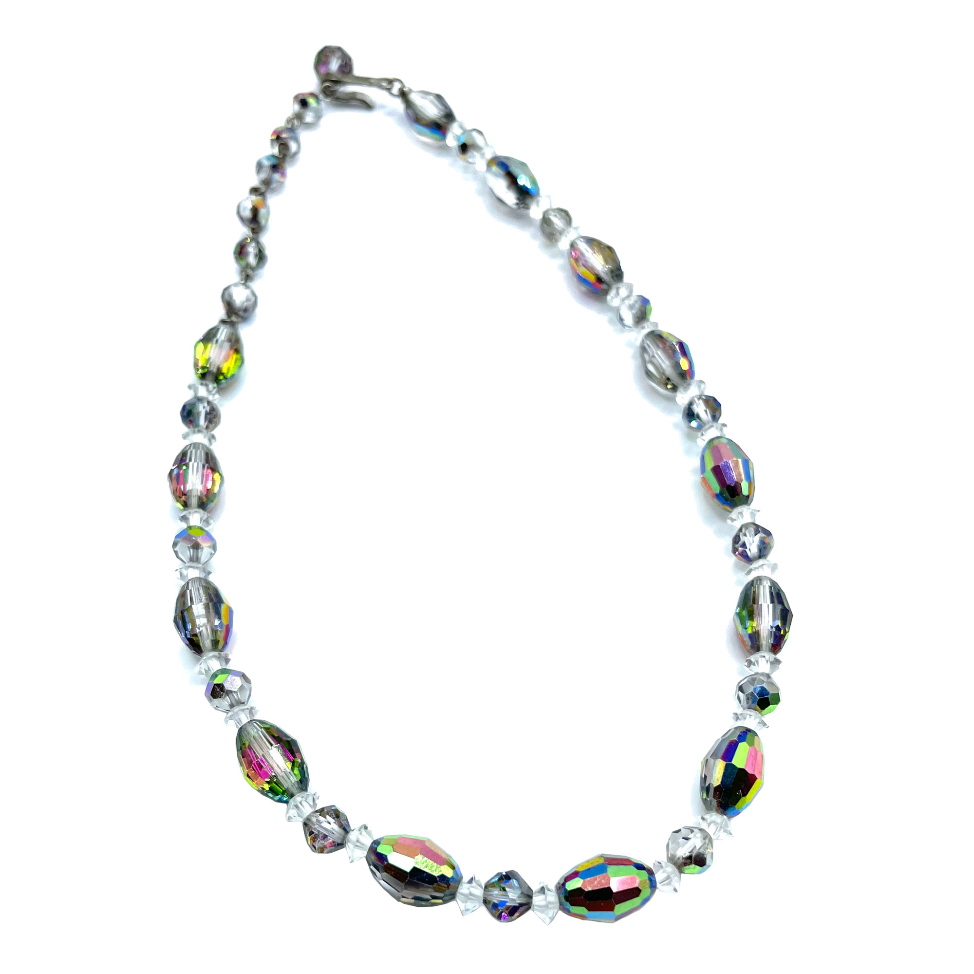 1950s Laguna Aurora Borealis crystal necklace