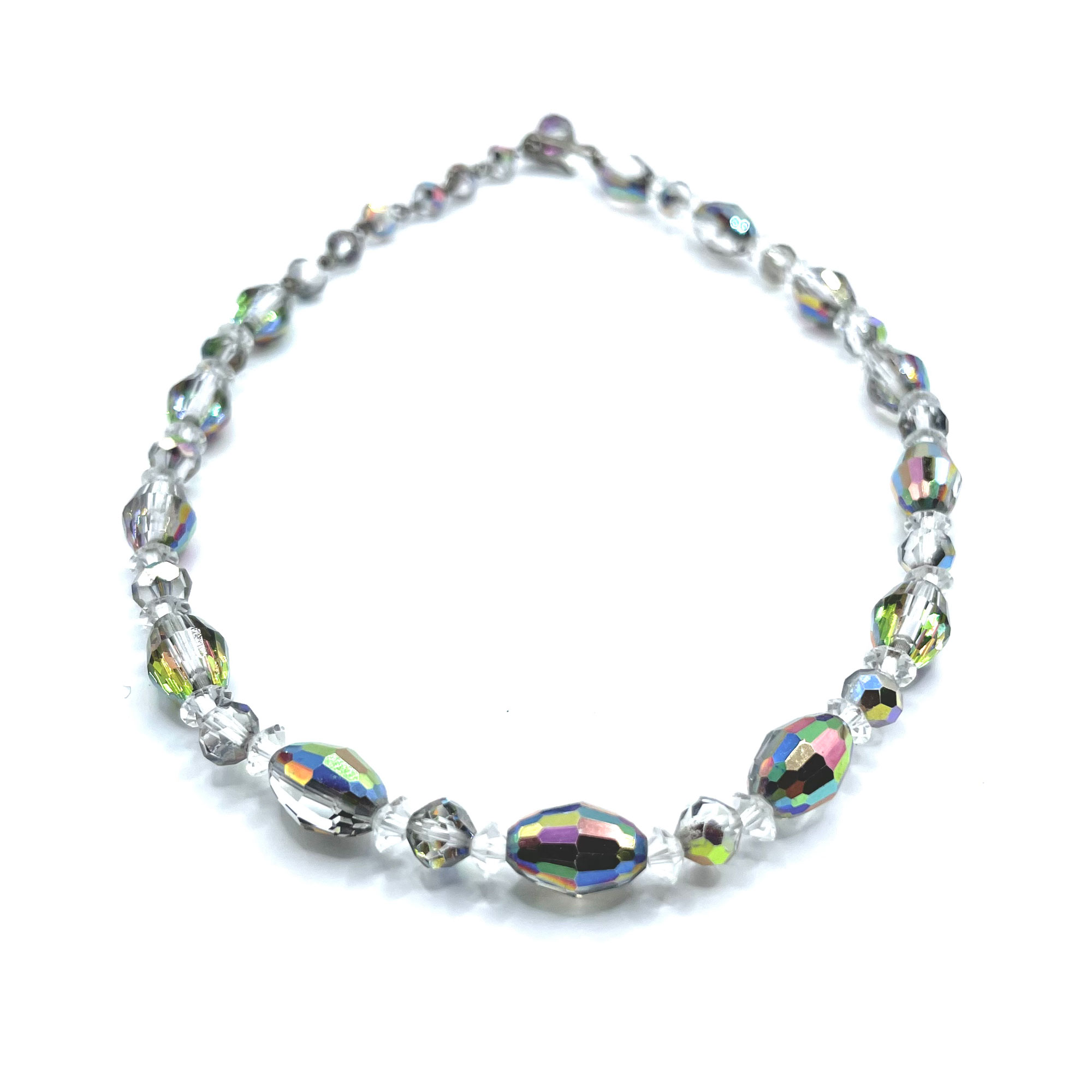1950s Laguna Aurora Borealis crystal necklace