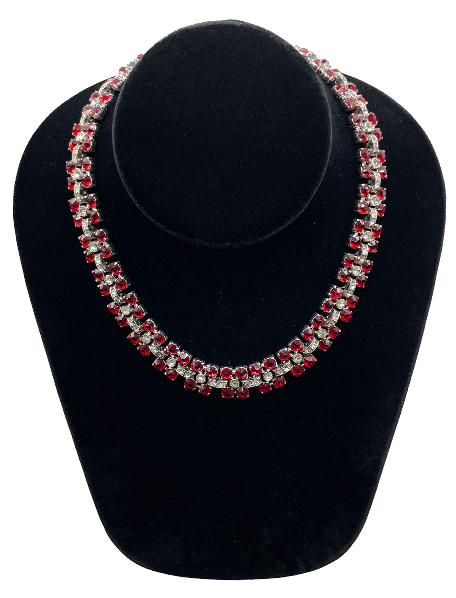 Bogoff rhinestone necklace