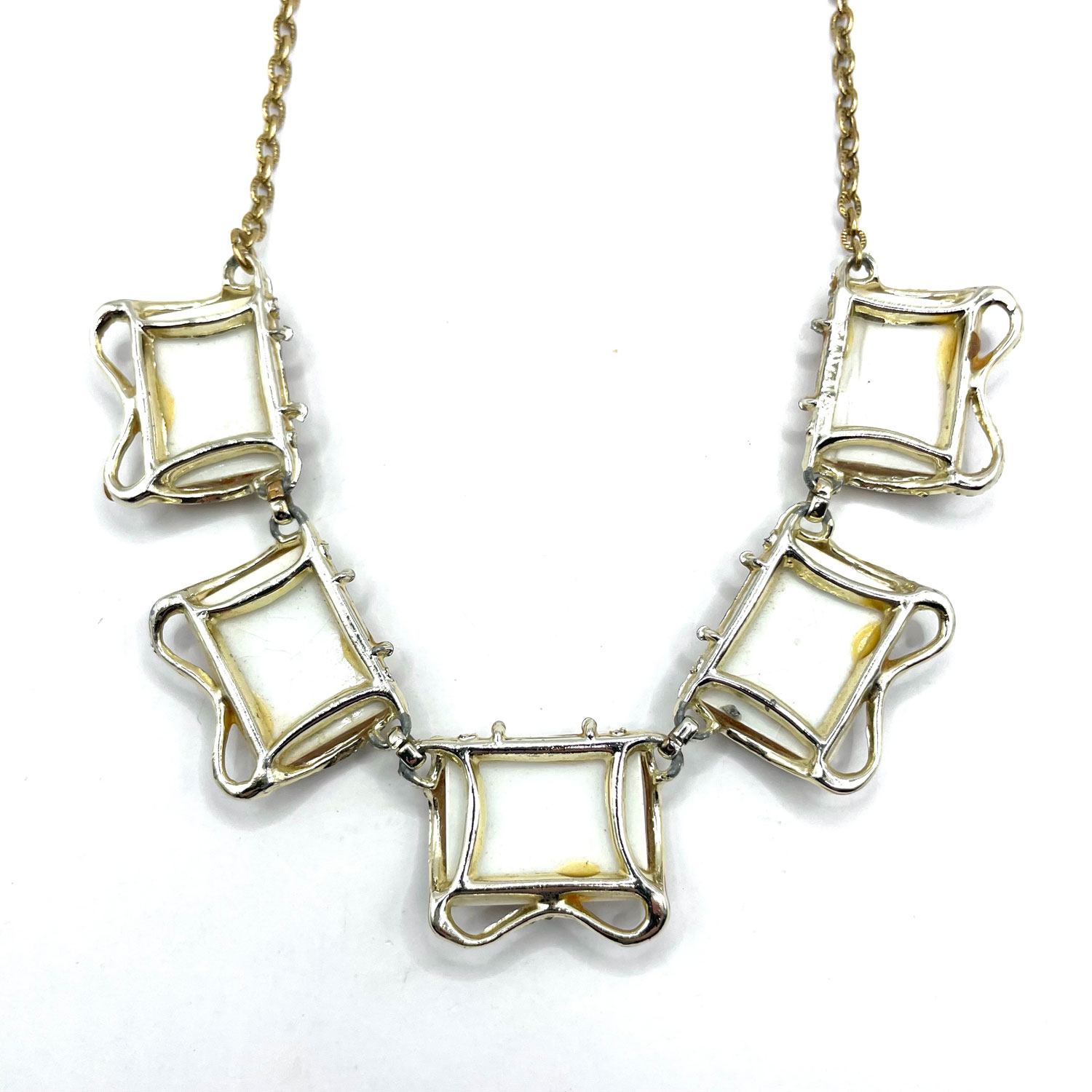 1950s Confetti Lucite Necklace