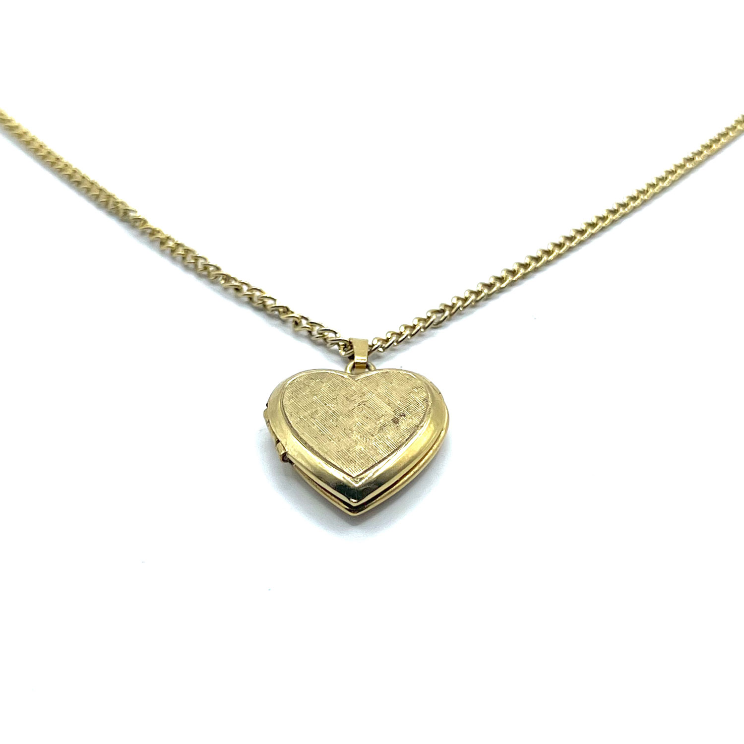 Vintage locket pendant necklace