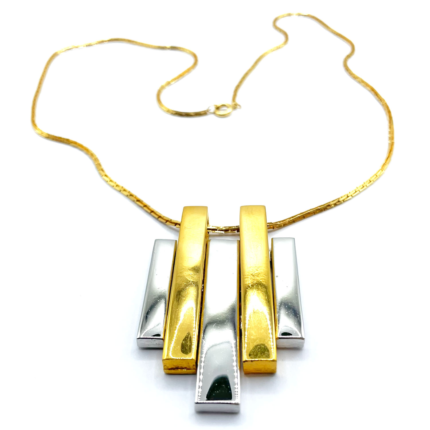 Art Deco revival pendant necklace