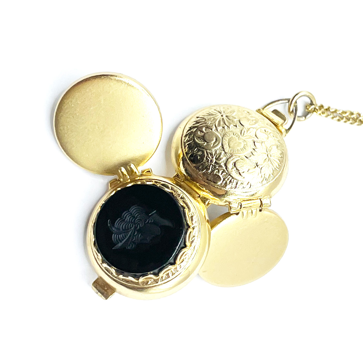 Victorian revival 4 way locket