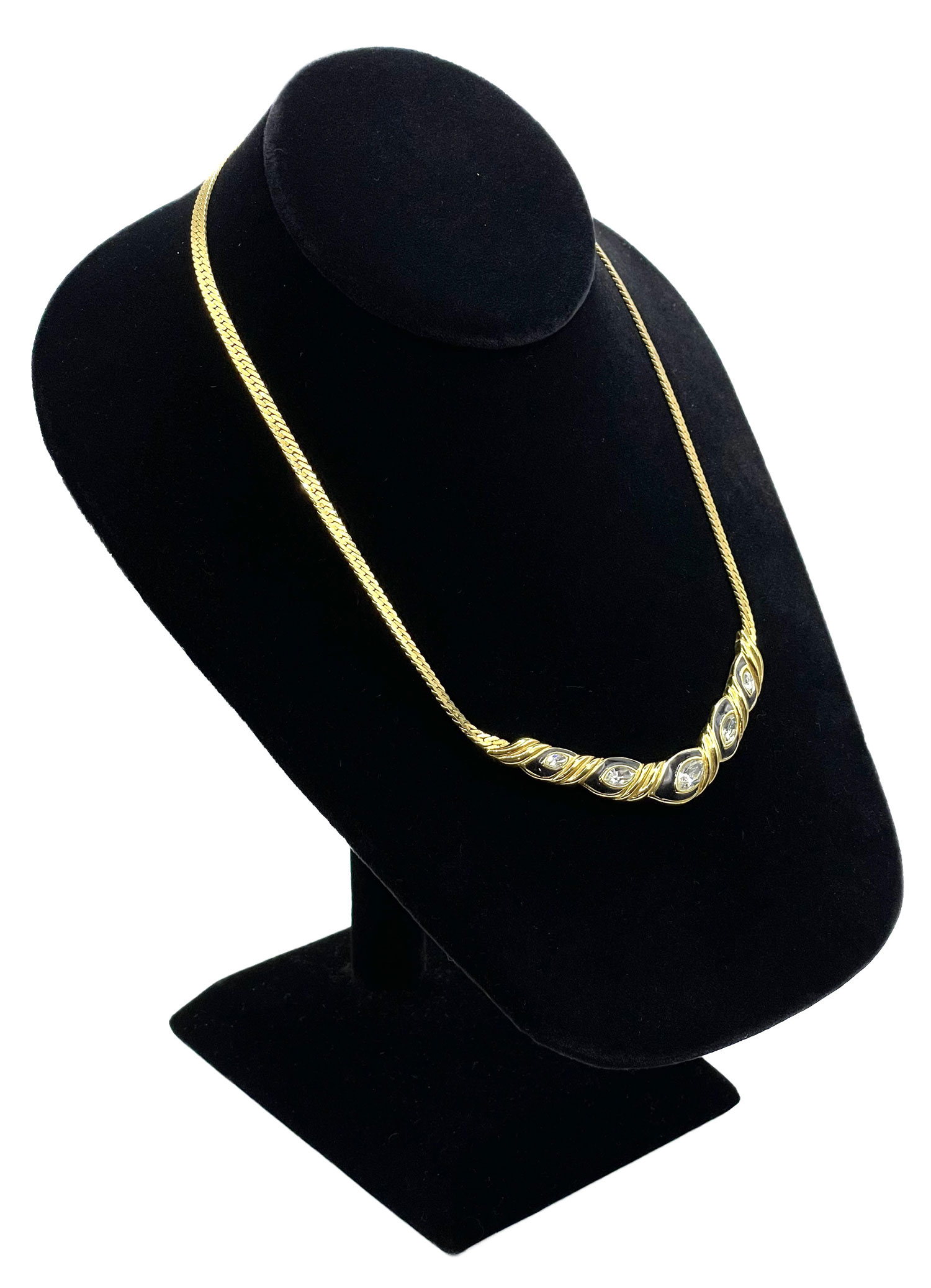 Trifari rhinestone necklace