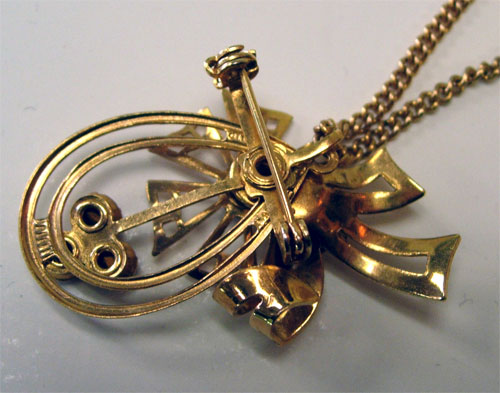 Vintage 1940's pendant necklace