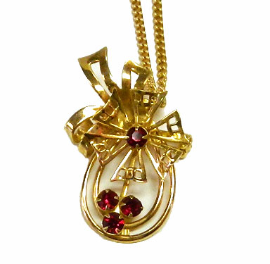 vintage 1940's pendant necklace