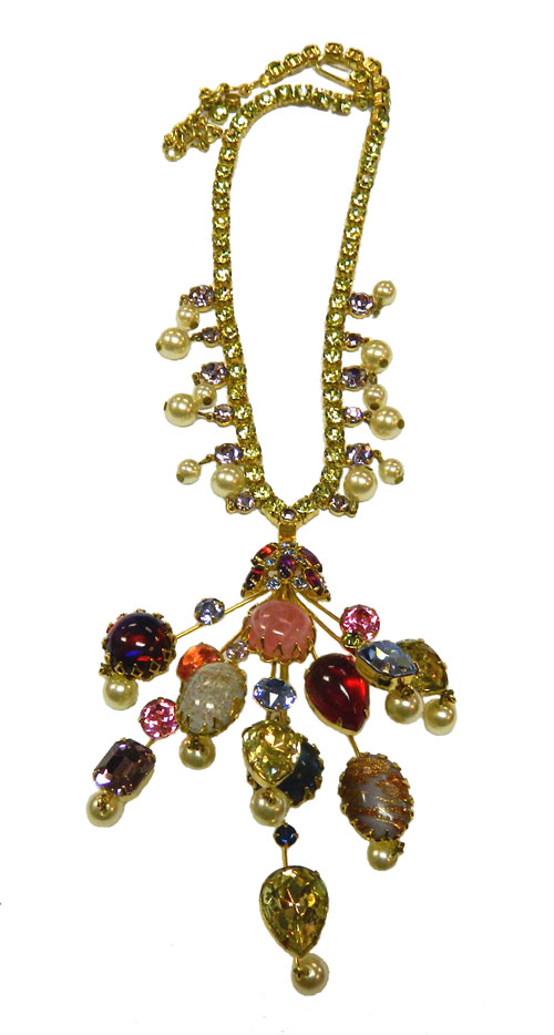 1950's rhinestone necklace