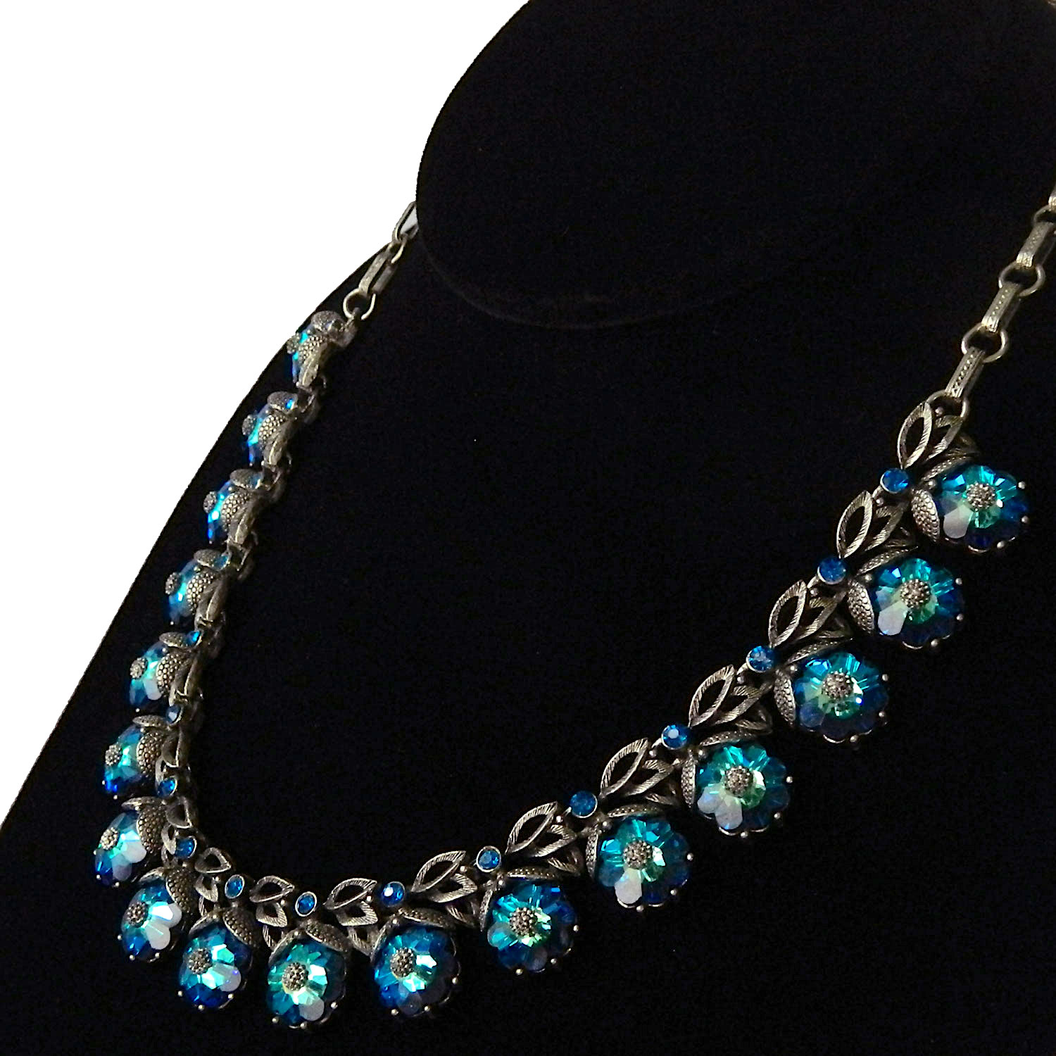 1950's rhinestone choker