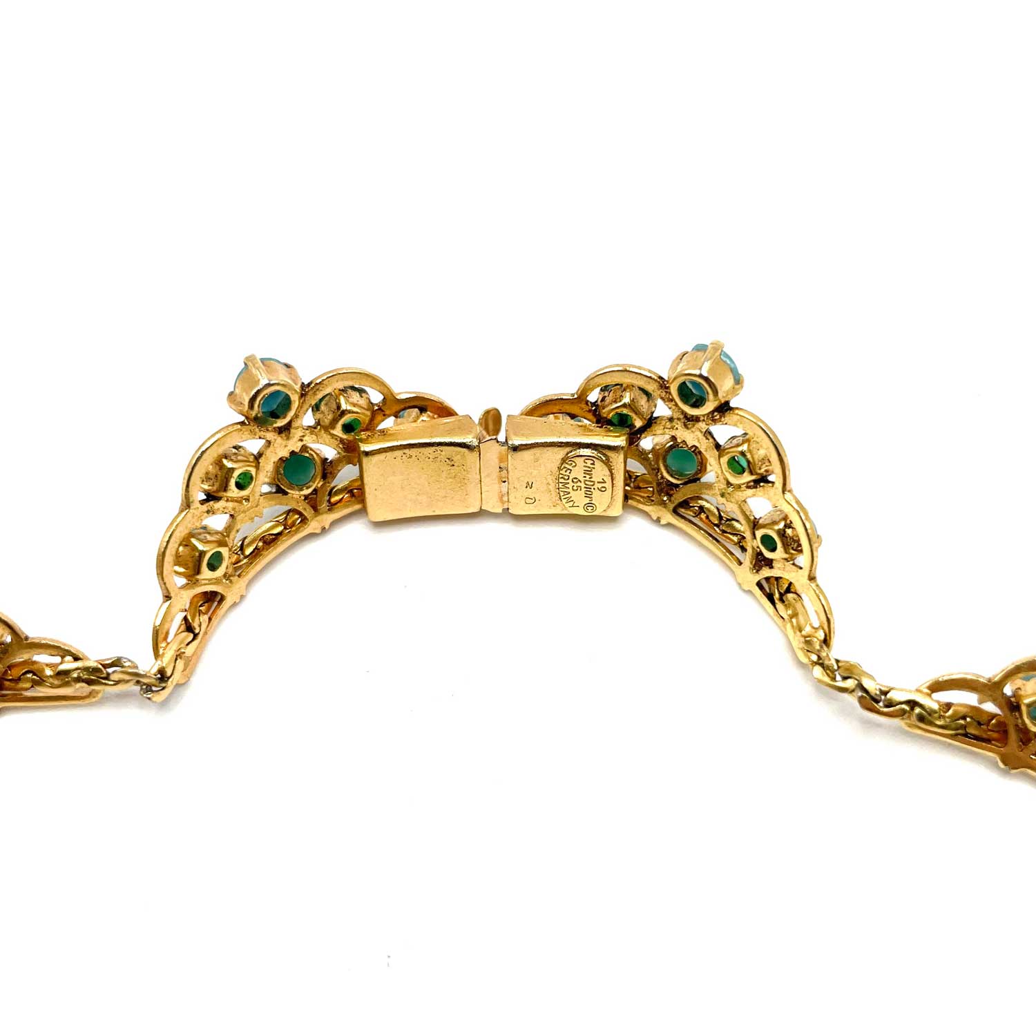 1960s Christian Dior rhinestone necklace set