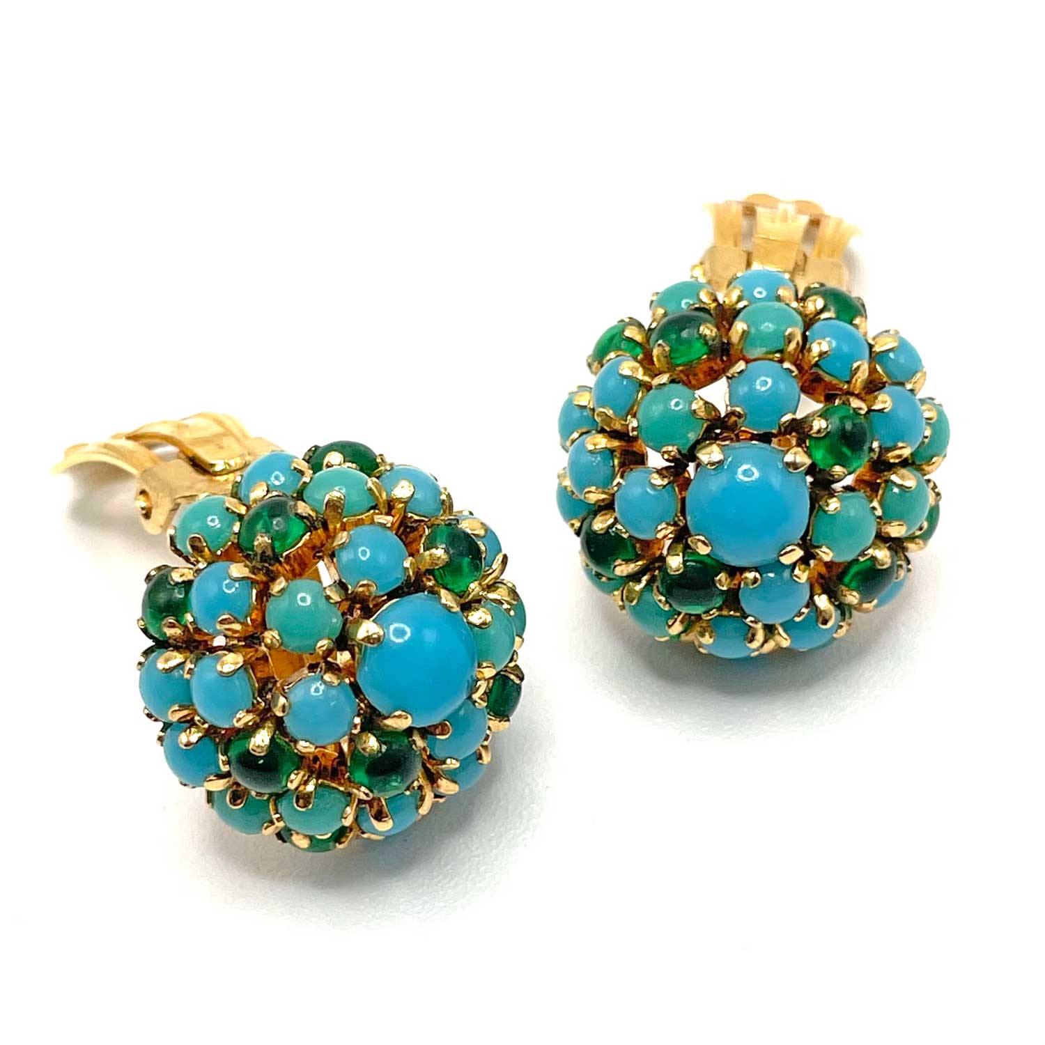 vintage Dior clip on earrings