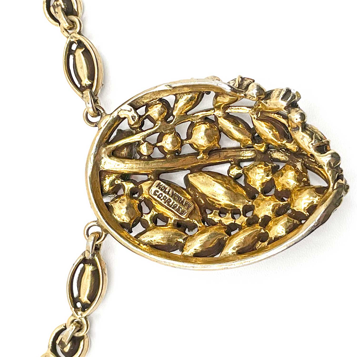 Hollycraft pendant necklace set
