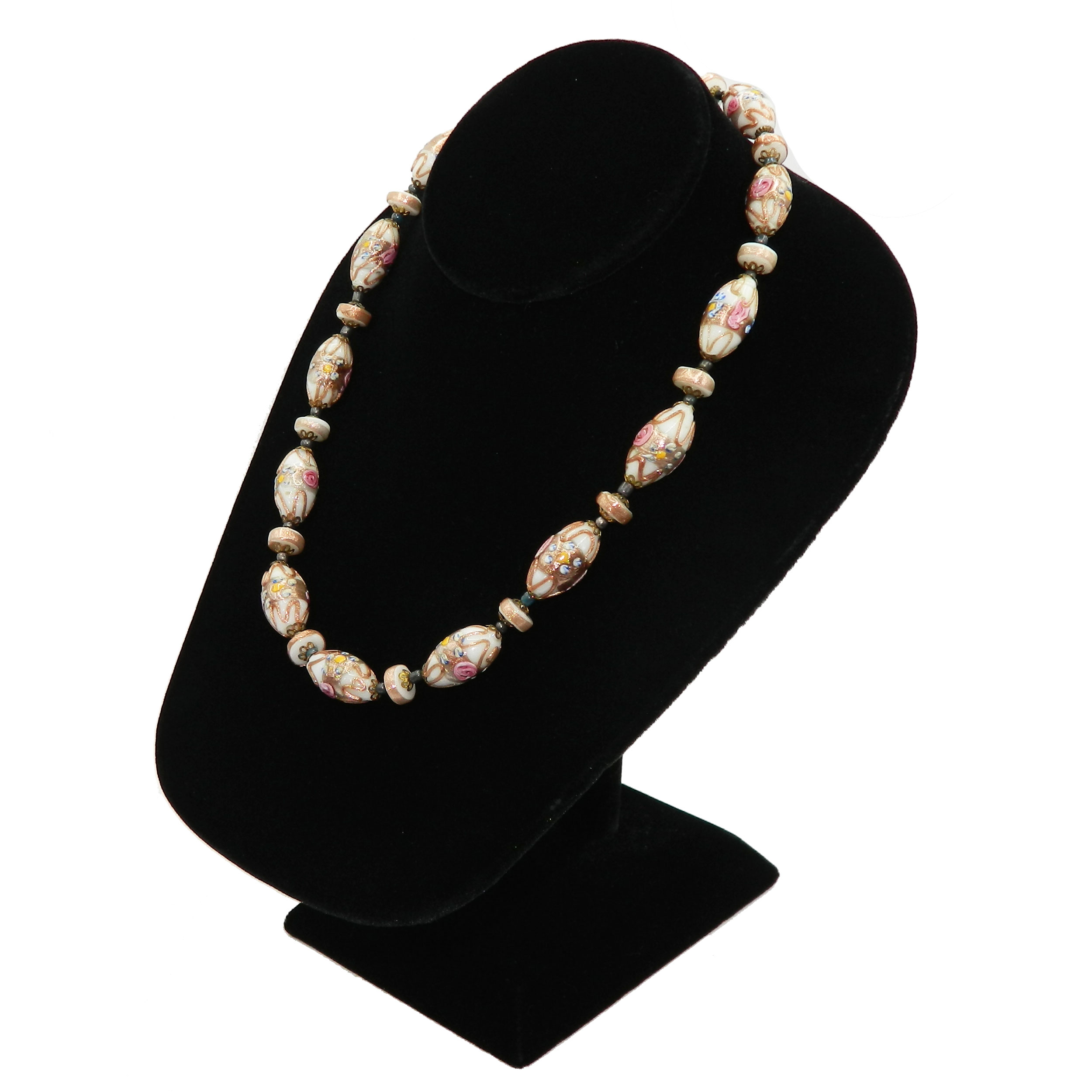 Italian wedding cake bead necklace set