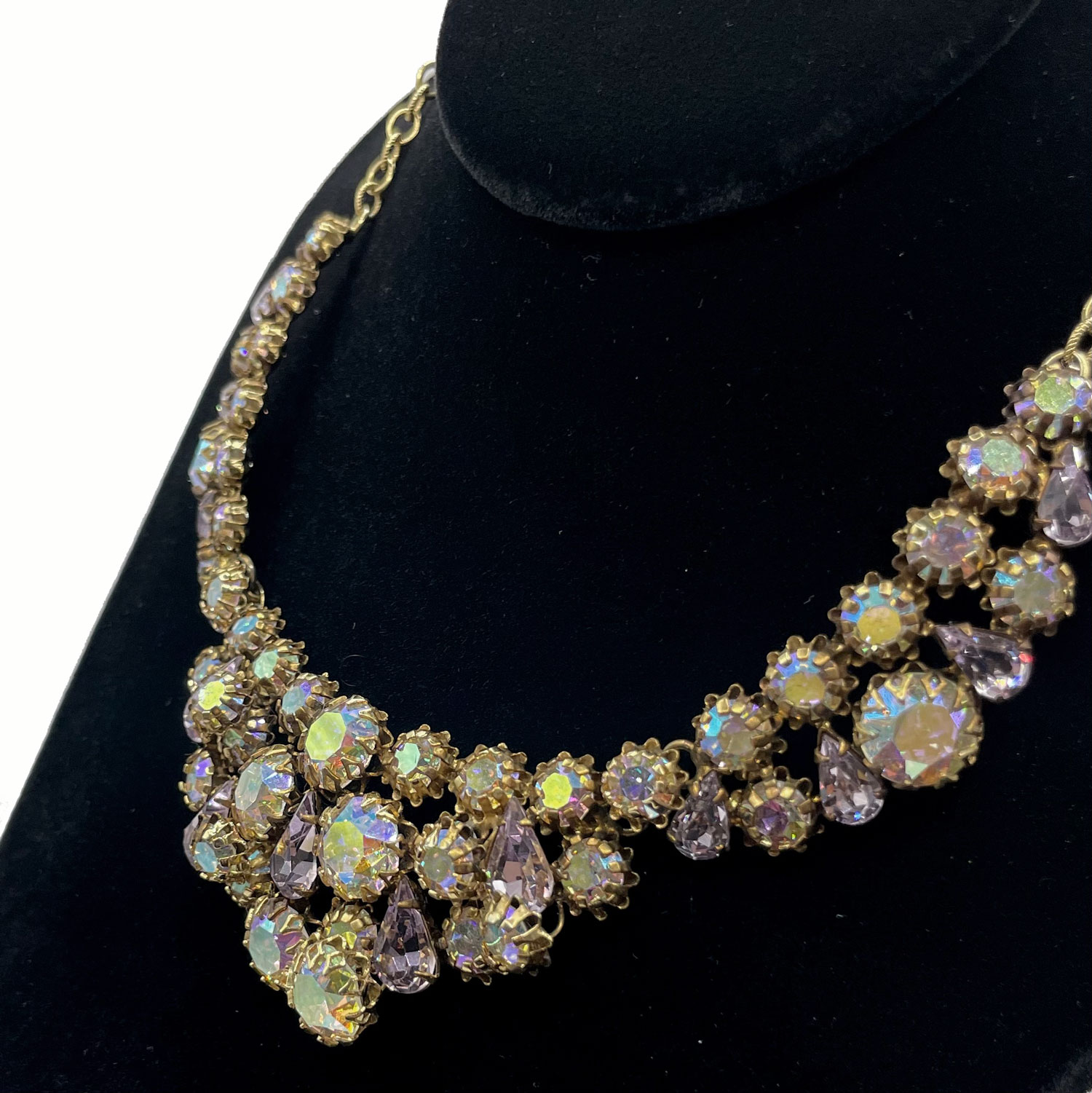 Hattie Carnegie rhinestone necklace set