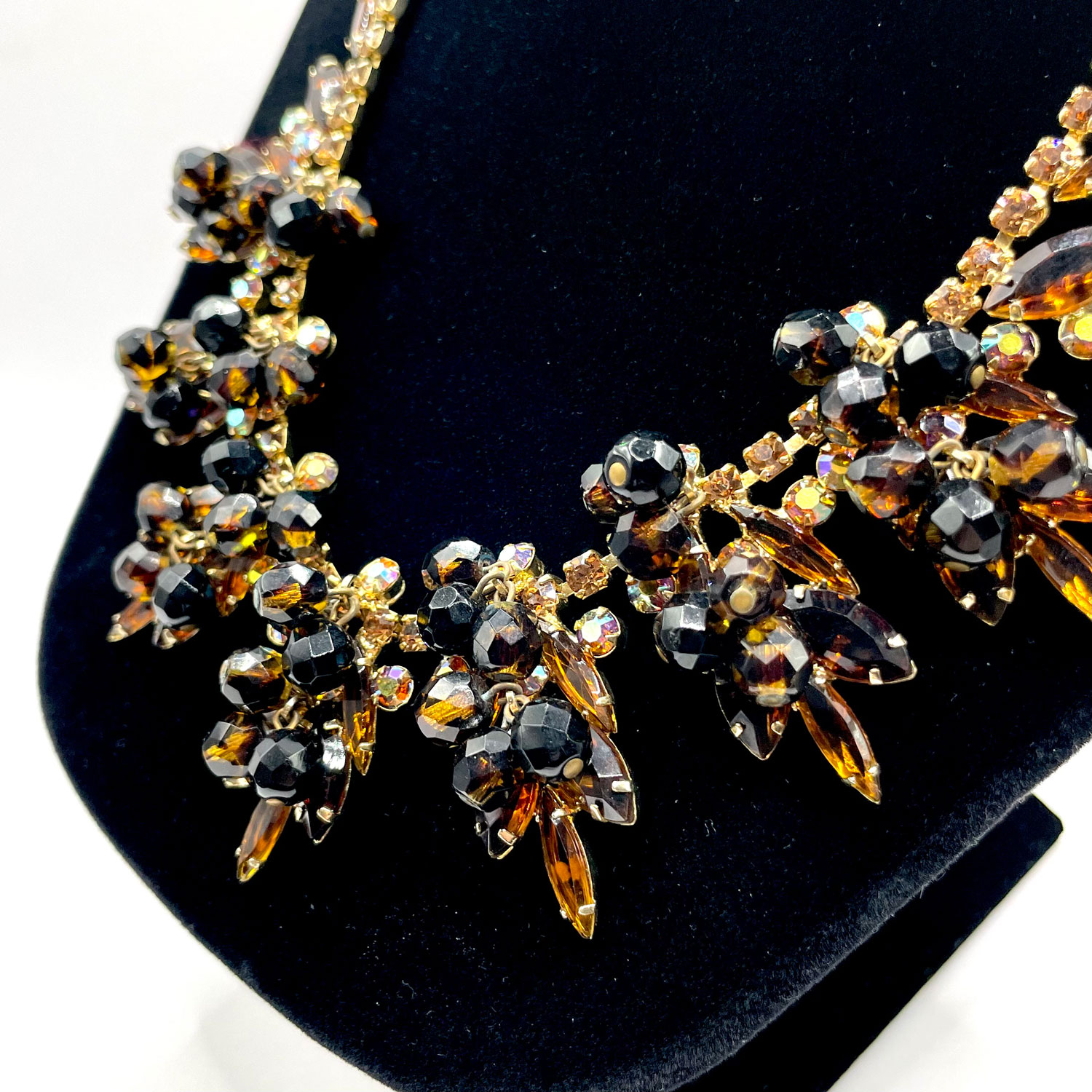 Juliana rhinestone necklace and earring set